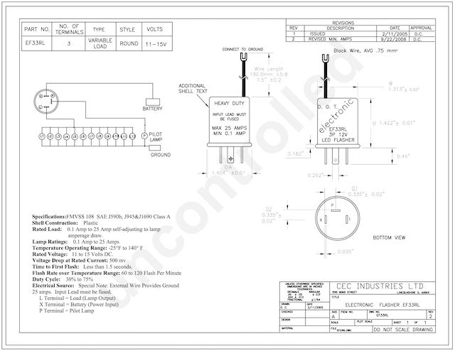 Flasher, 3 Pin