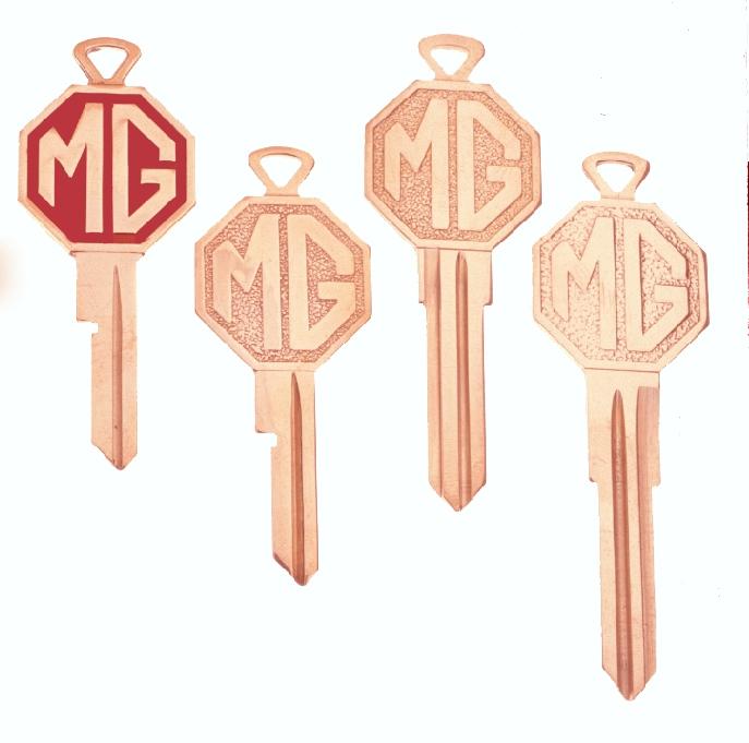 MG Crested Ignition Switch Keys