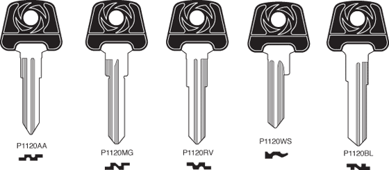 British Leyland Ignition Keys