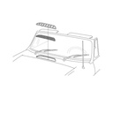 Cowl Vent Screen, MGB & GT