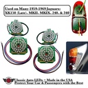 Jaguar MK2 MK9 240 & 340 (late) XK150 1959-1969 Rear LED Board Sets