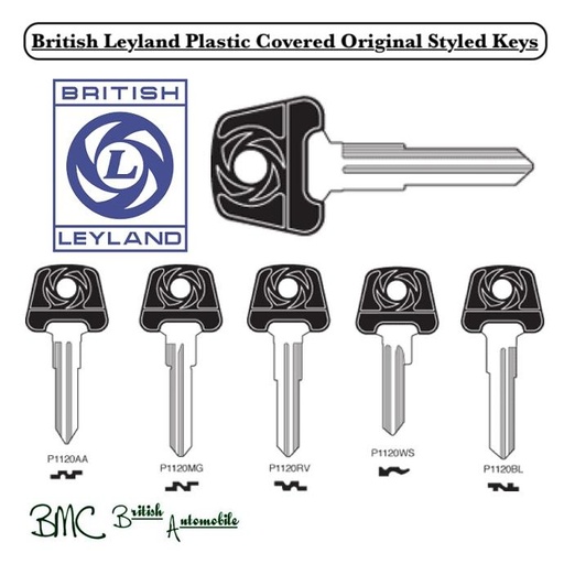 British Leyland Ignition Keys