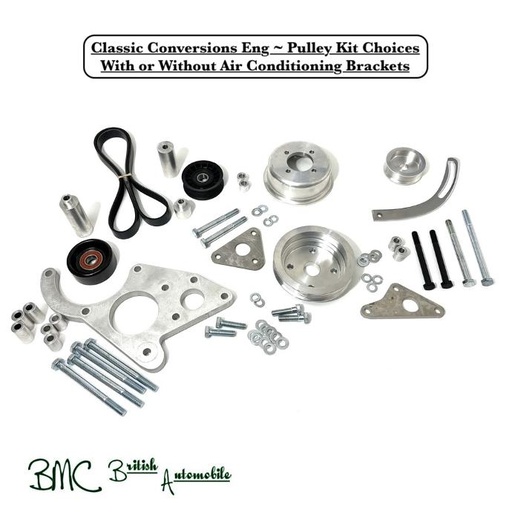 Performance & Air Conditioning Pulley kits, GM 60º V6